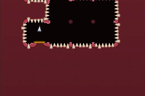 The Beast's Maw, Labyrinth: maze corridors edged with rows of pale teeth.